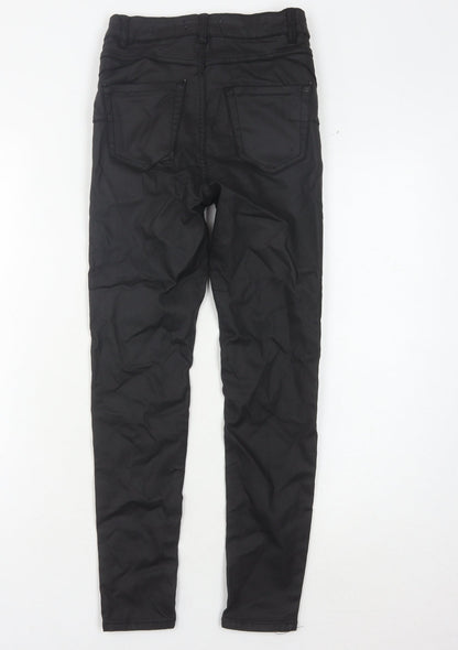 New Look Women's Black Skinny Trousers Size 8
