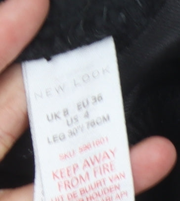 New Look Women's Black Skinny Trousers Size 8