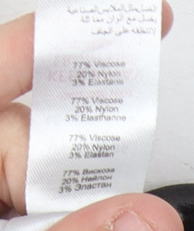 New Look Women's Black Skinny Trousers Size 8