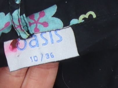 Oasis Women's Multicoloured Floral Slip Dress Size 10