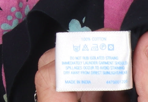 Oasis Women's Multicoloured Floral Slip Dress Size 10