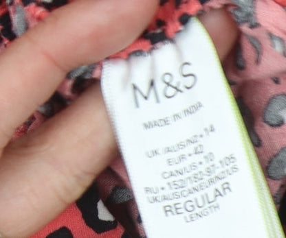 Womens UK Size 14 Marks and Spencer   Multicoloured Trousers