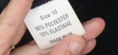 Platinum Women's Black Long Velvet Pencil Skirt