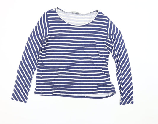 Womens UK Size 10 Betty & Co Blue Basic T-Shirt