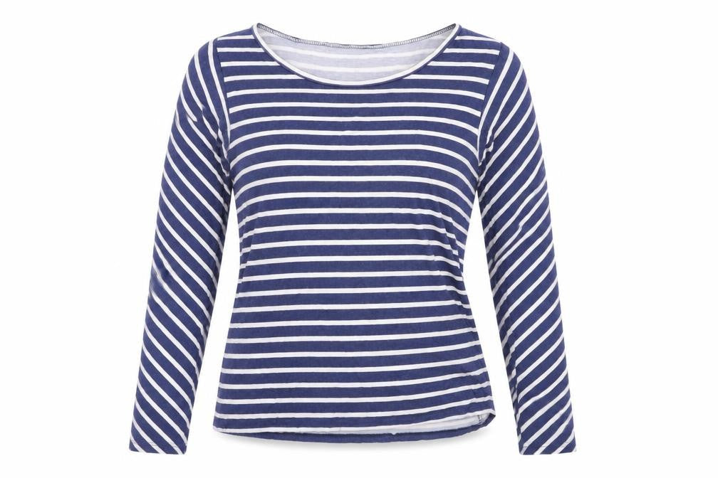 Womens UK Size 10 Betty & Co Blue Basic T-Shirt