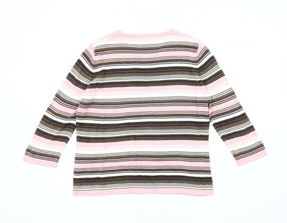 Eastex Women's Multicoloured Pullover Jumper Size 12