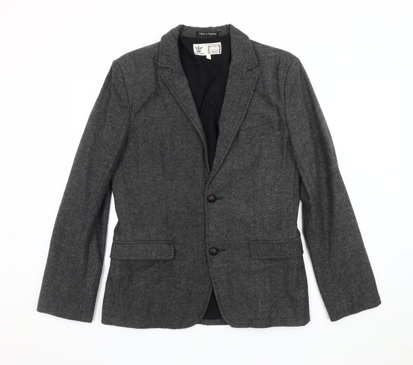 Mens UK Size XL Firetrap Regular Black Suit Jacket