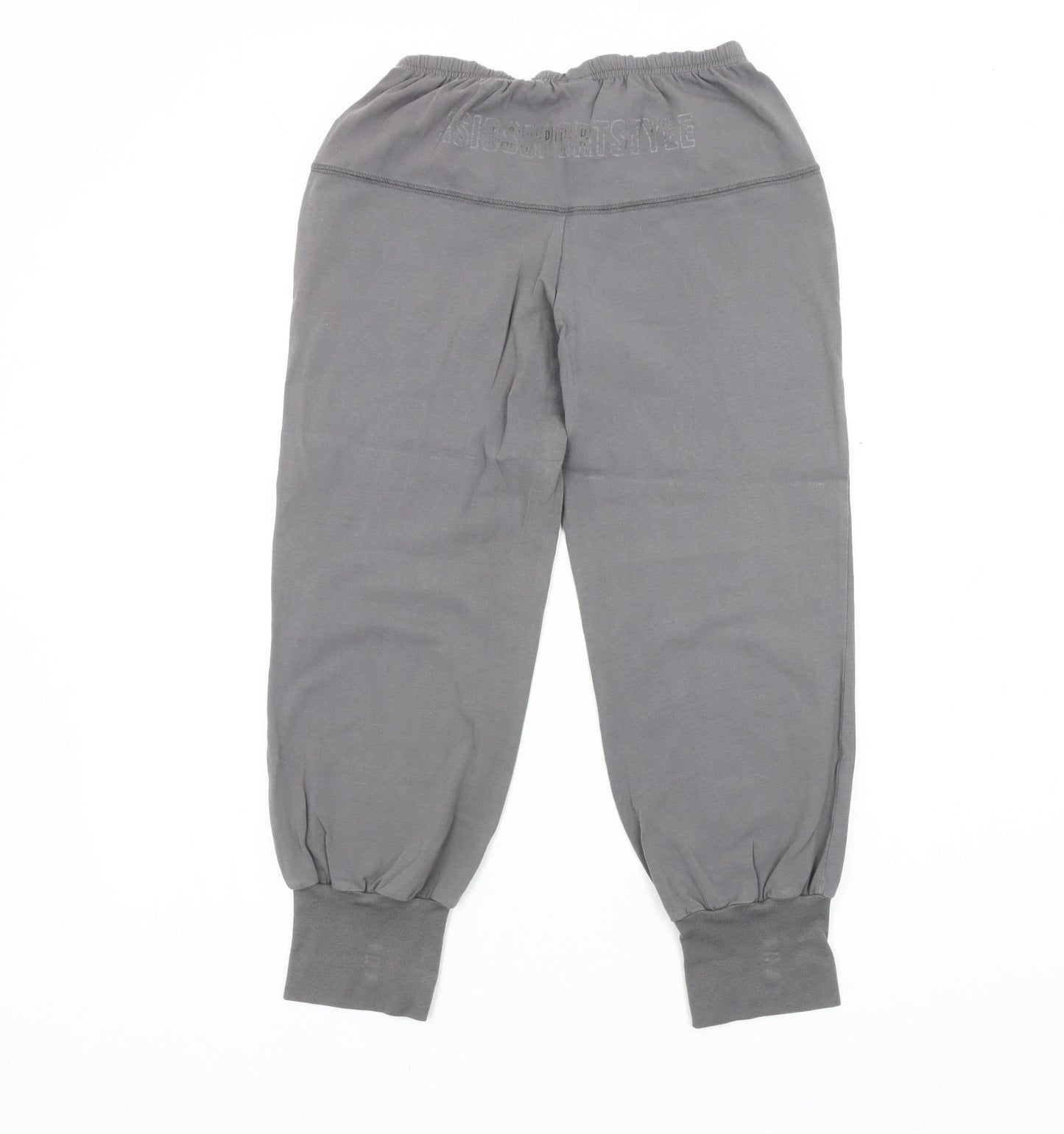 Asics Boys Grey Jogger Trousers XS