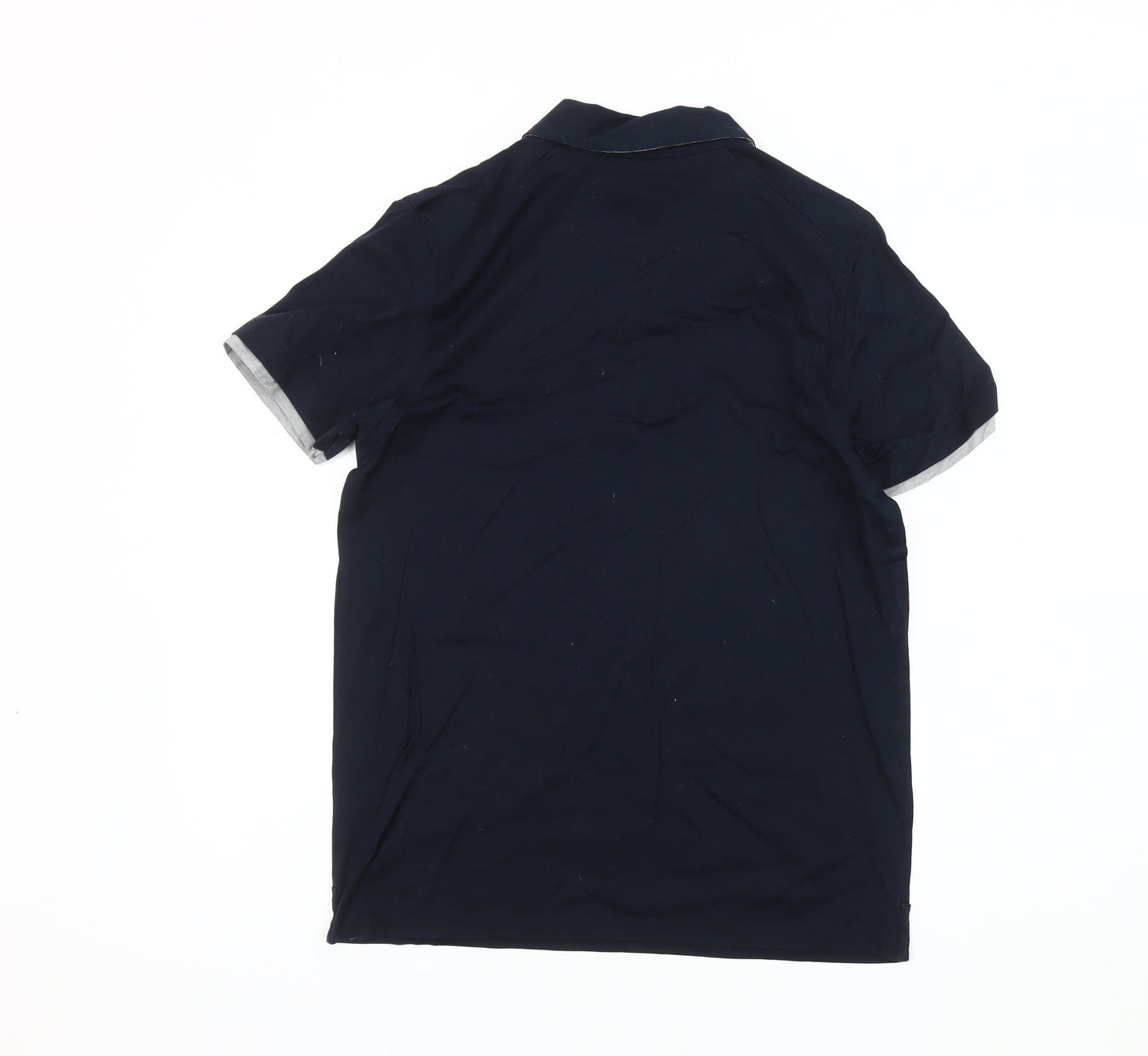 Jasper Conran Men's Blue Polo Shirt Medium