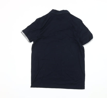 Jasper Conran Men's Blue Polo Shirt Medium