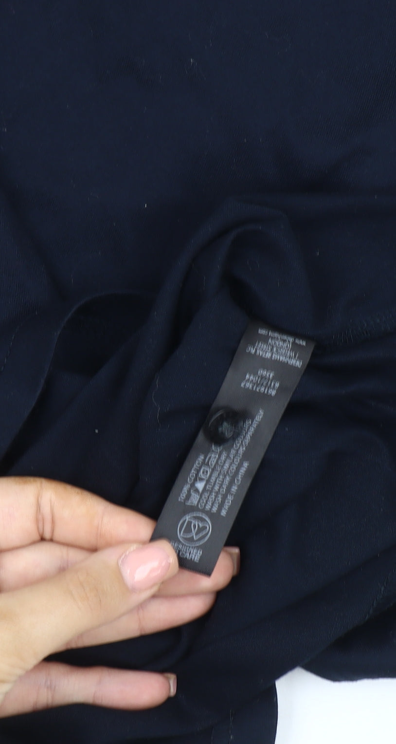 Jasper Conran Men's Blue Polo Shirt Medium