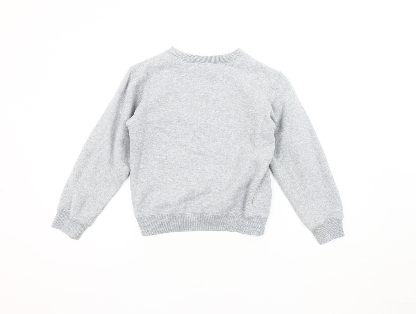 Firetrap Boys Grey Logo Sweatshirt 9-10 Years Pullover Crew