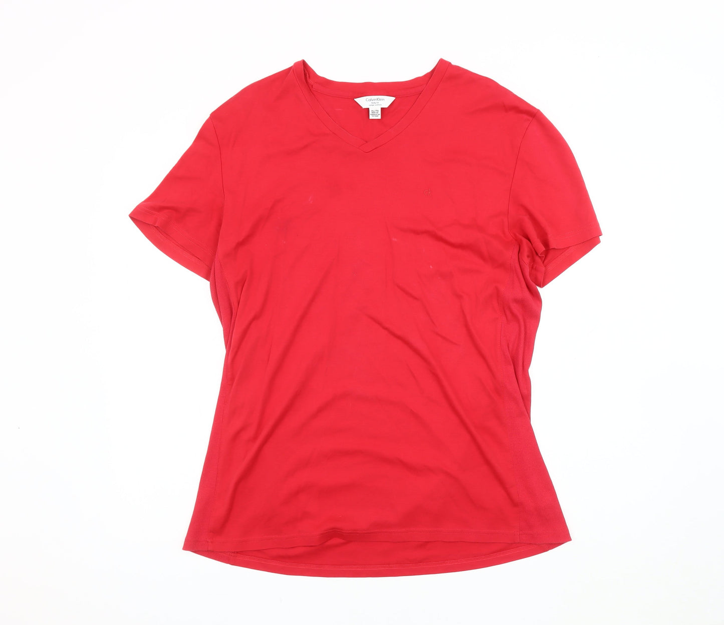 Mens UK Size XL Calvin Klein Red  T-Shirt