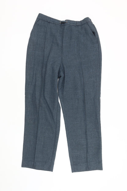 Womens UK Size 12 Honor Millburn Regular Fit Casual Grey Trousers