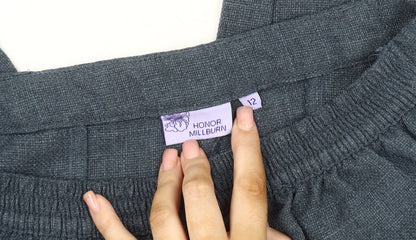 Womens UK Size 12 Honor Millburn Regular Fit Casual Grey Trousers