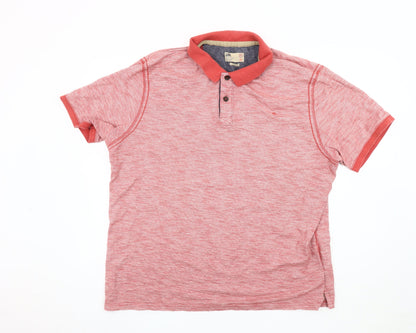 J. Crew Men's Red XL Polo Shirt Short Sleeve Casual