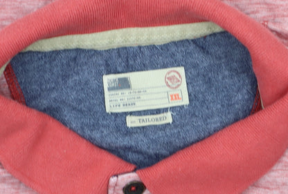 J. Crew Men's Red XL Polo Shirt Short Sleeve Casual