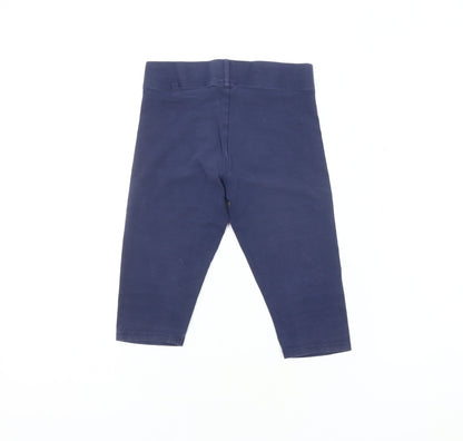 Boden Girls Blue Ankle Leggings 6-7 Years