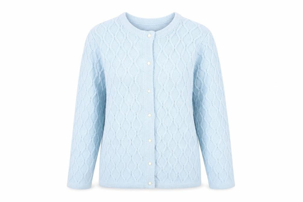 Womens UK Size S Honor Millburn Blue Cardigan Jumper