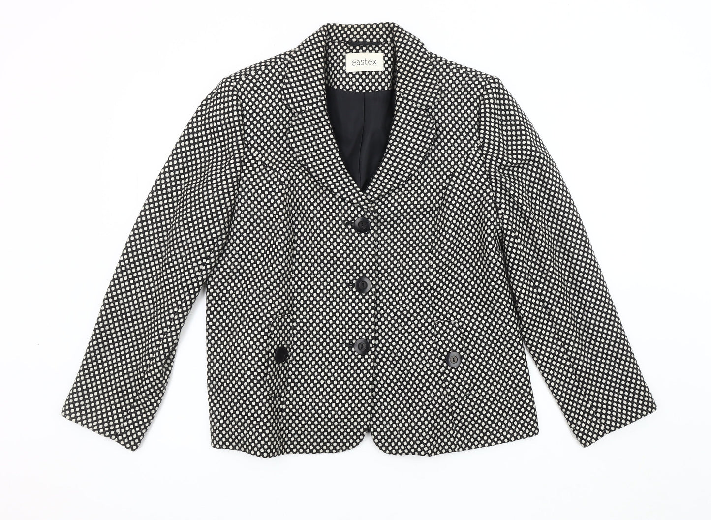 Eastex Women's Black & White Blazer Size 14
