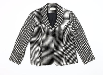 Eastex Women's Black & White Blazer Size 14