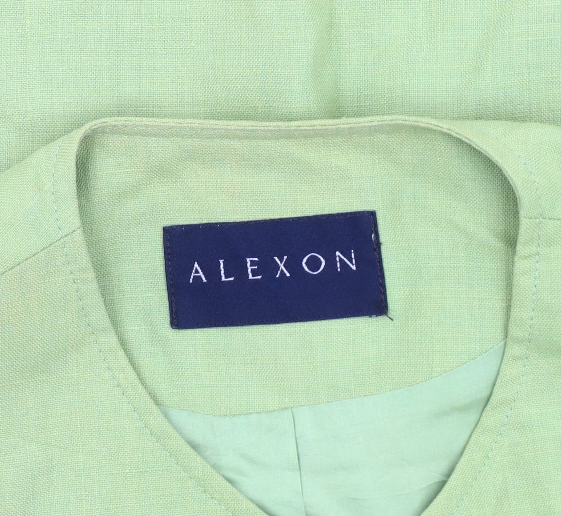 Womens UK Size 8 Alexon Regular Green Suit Jacket