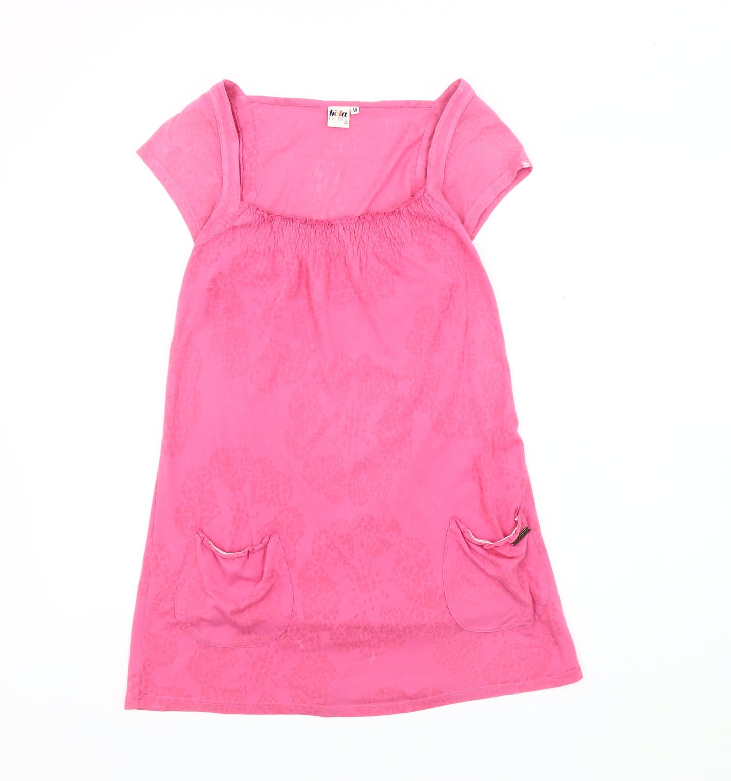 Womens UK Size M Billabong Pink Tunic T-Shirt