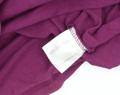 James Pringle Men's Purple Polo Shirt, Size L