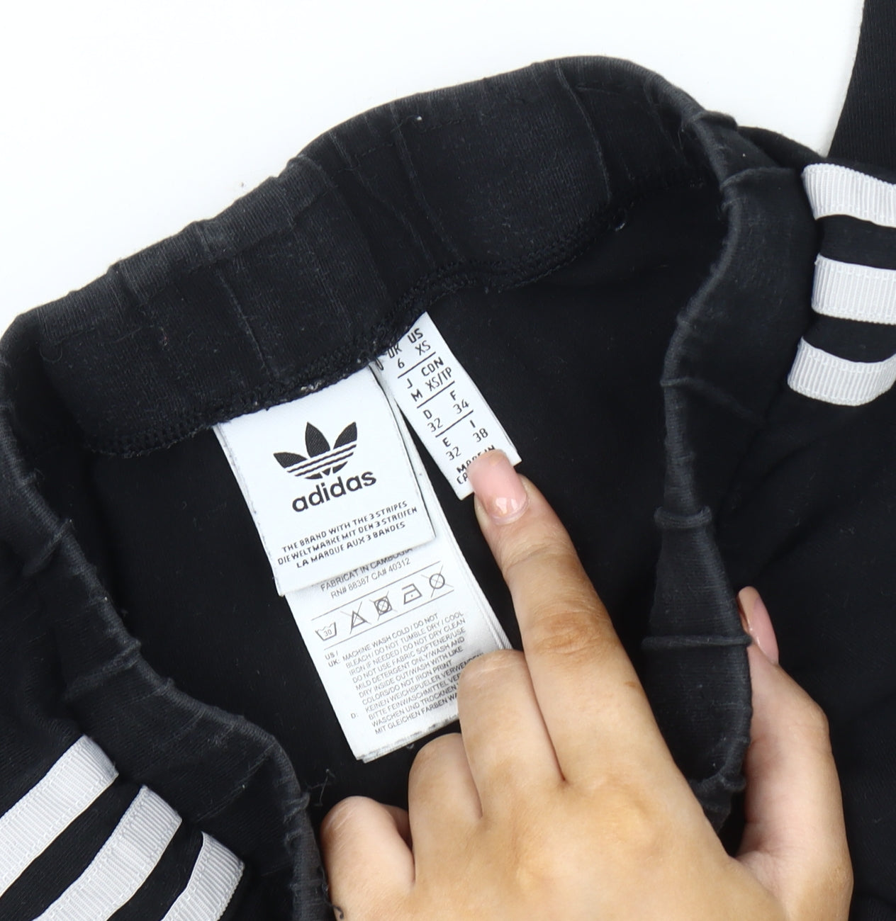 Adidas Women's Black XS Jogger Trousers, Gym