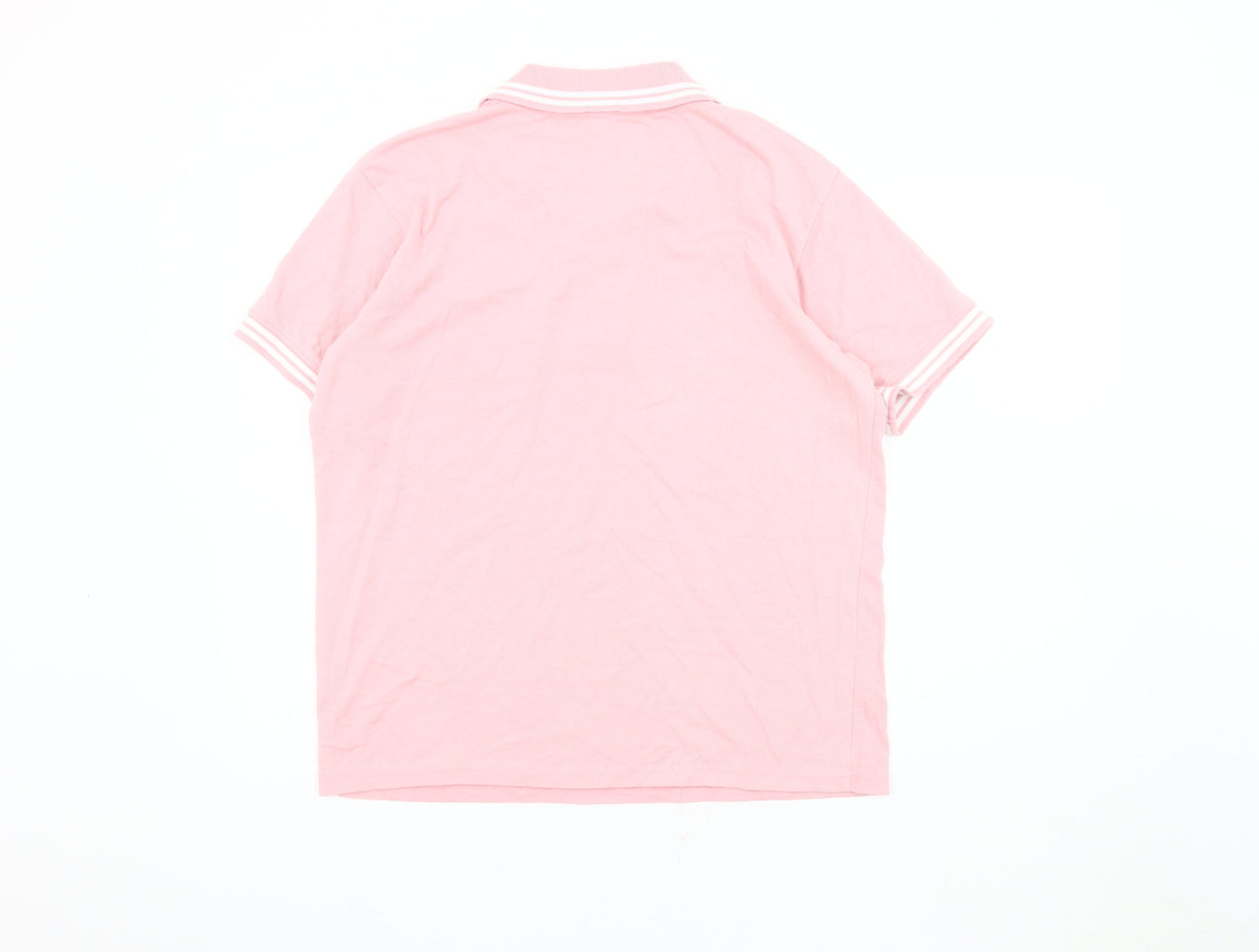 Lagooners Men's Pink Polo Shirt Large Cotton