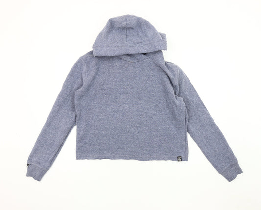 Superdry Women's Blue Pullover Hoodie, Size S