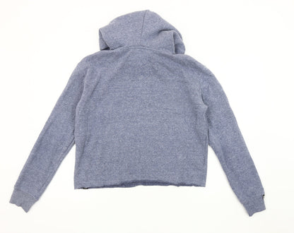 Superdry Women's Blue Pullover Hoodie, Size S