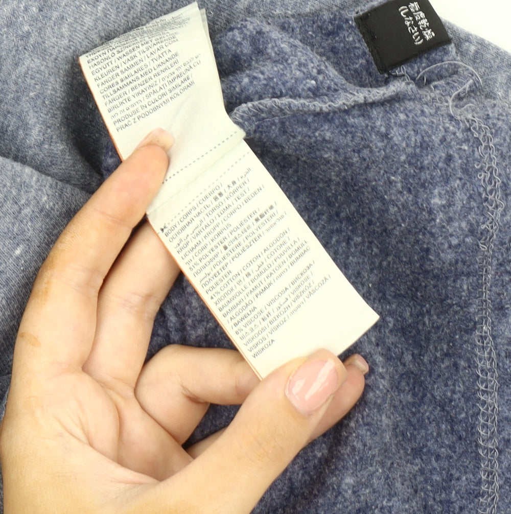 Superdry Women's Blue Pullover Hoodie, Size S