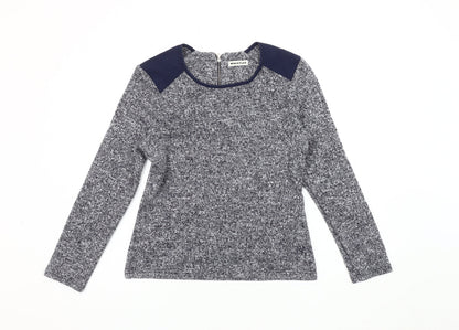 Whistles Women's Black Long Sleeve Knit Jumper, Size 12