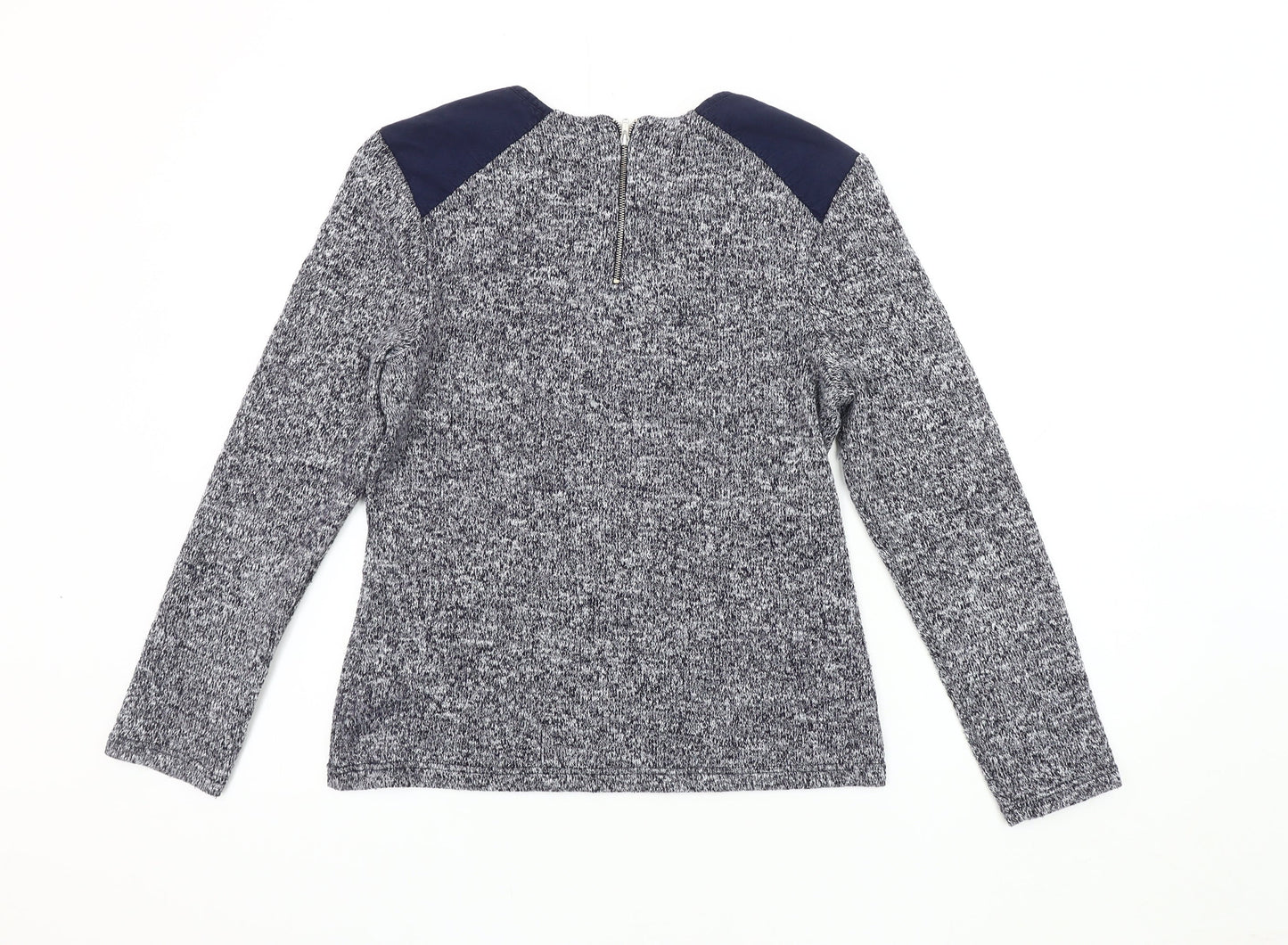Whistles Women's Black Long Sleeve Knit Jumper, Size 12