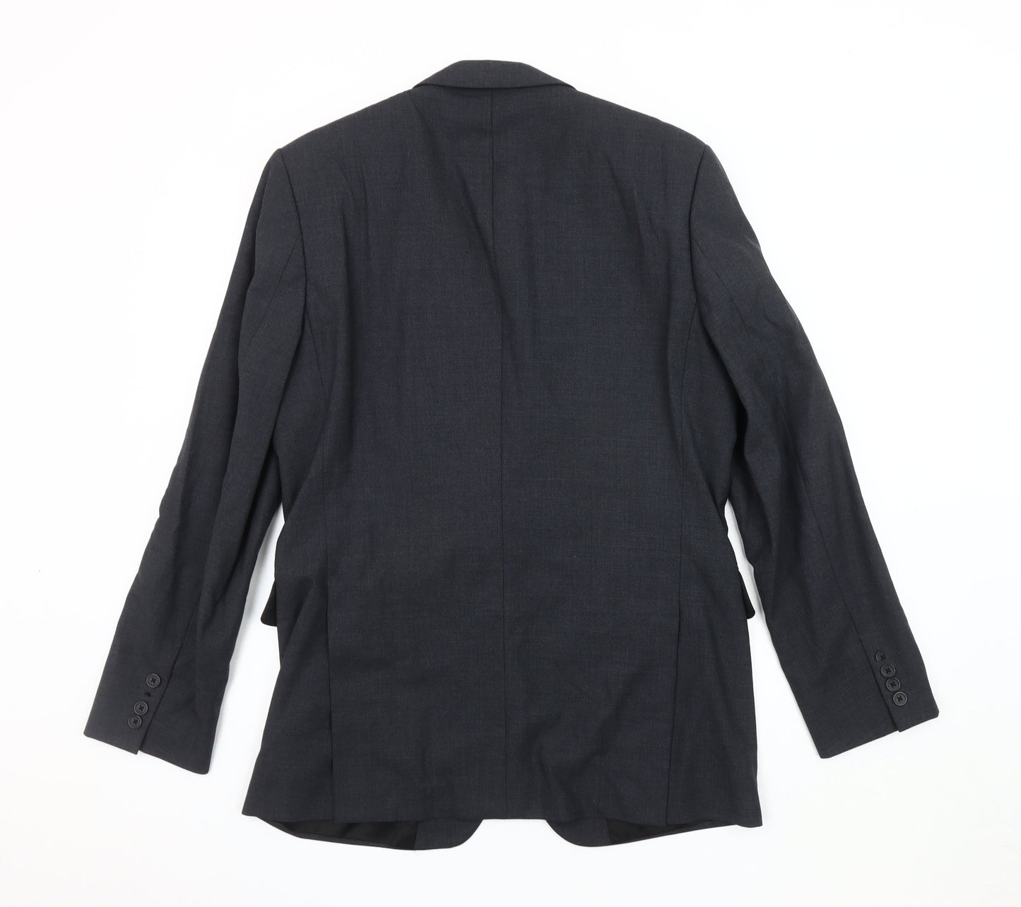 Mens UK Size 38 Jaeger Regular Grey Suit Jacket