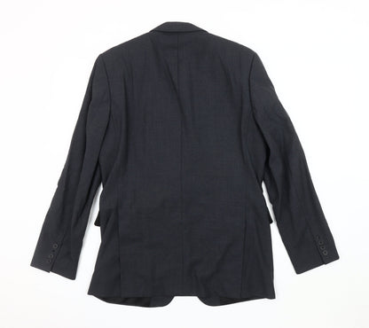 Mens UK Size 38 Jaeger Regular Grey Suit Jacket