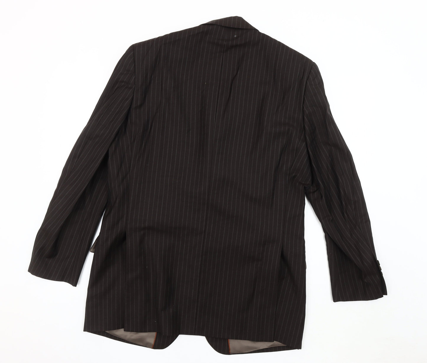 Austin Reed Men's Brown 42R Suit Jacket, Classic Striped