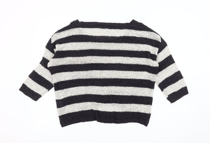 Womens UK Size 10 White Label Multicoloured Pullover Jumper