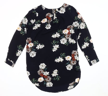 Womens UK Size 8 Stella Multicoloured Basic Blouse