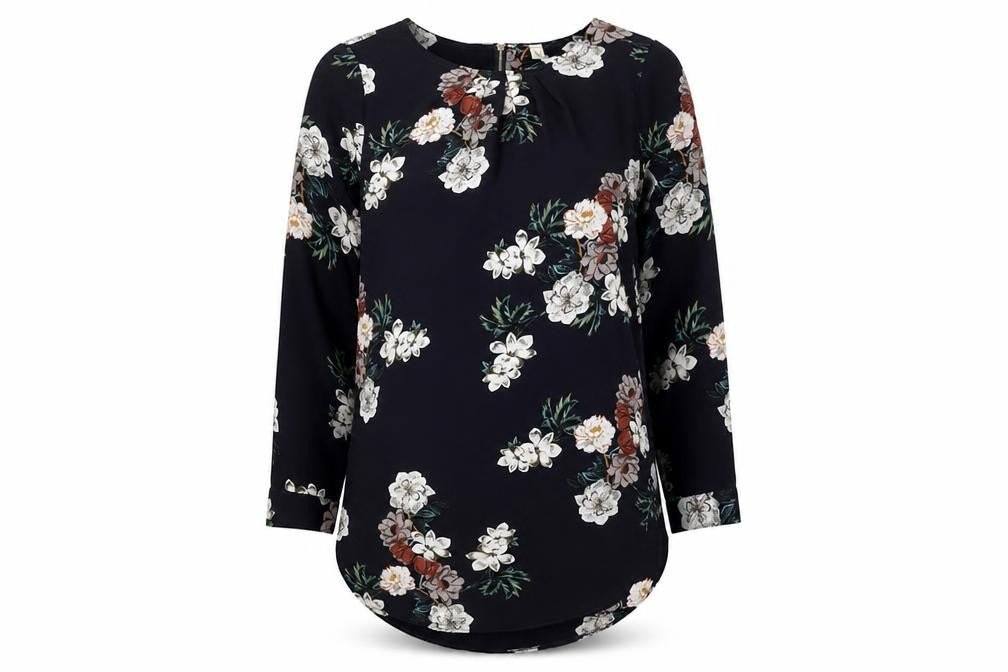 Womens UK Size 8 Stella Multicoloured Basic Blouse