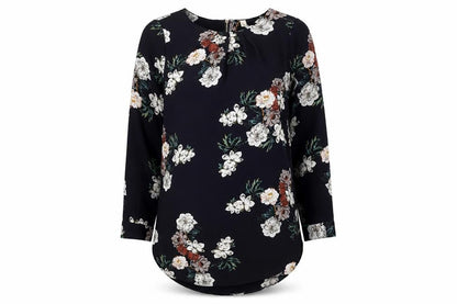 Womens UK Size 8 Stella Multicoloured Basic Blouse