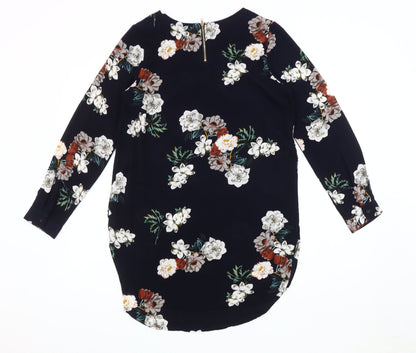 Womens UK Size 8 Stella Multicoloured Basic Blouse