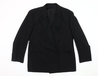 Mens UK Size 42 Moss Bros Regular Black Suit Jacket