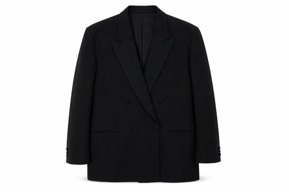 Mens UK Size 42 Moss Bros Regular Black Suit Jacket