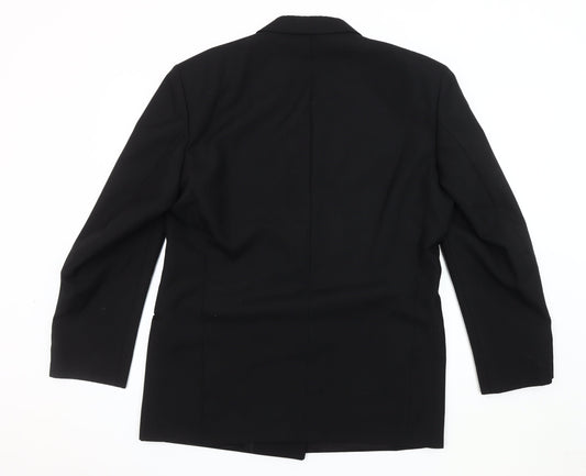 Mens UK Size 42 Moss Bros Regular Black Suit Jacket