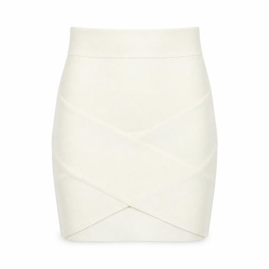 My Bandage Dress White Knee Length Bandage Skirt, Size 8