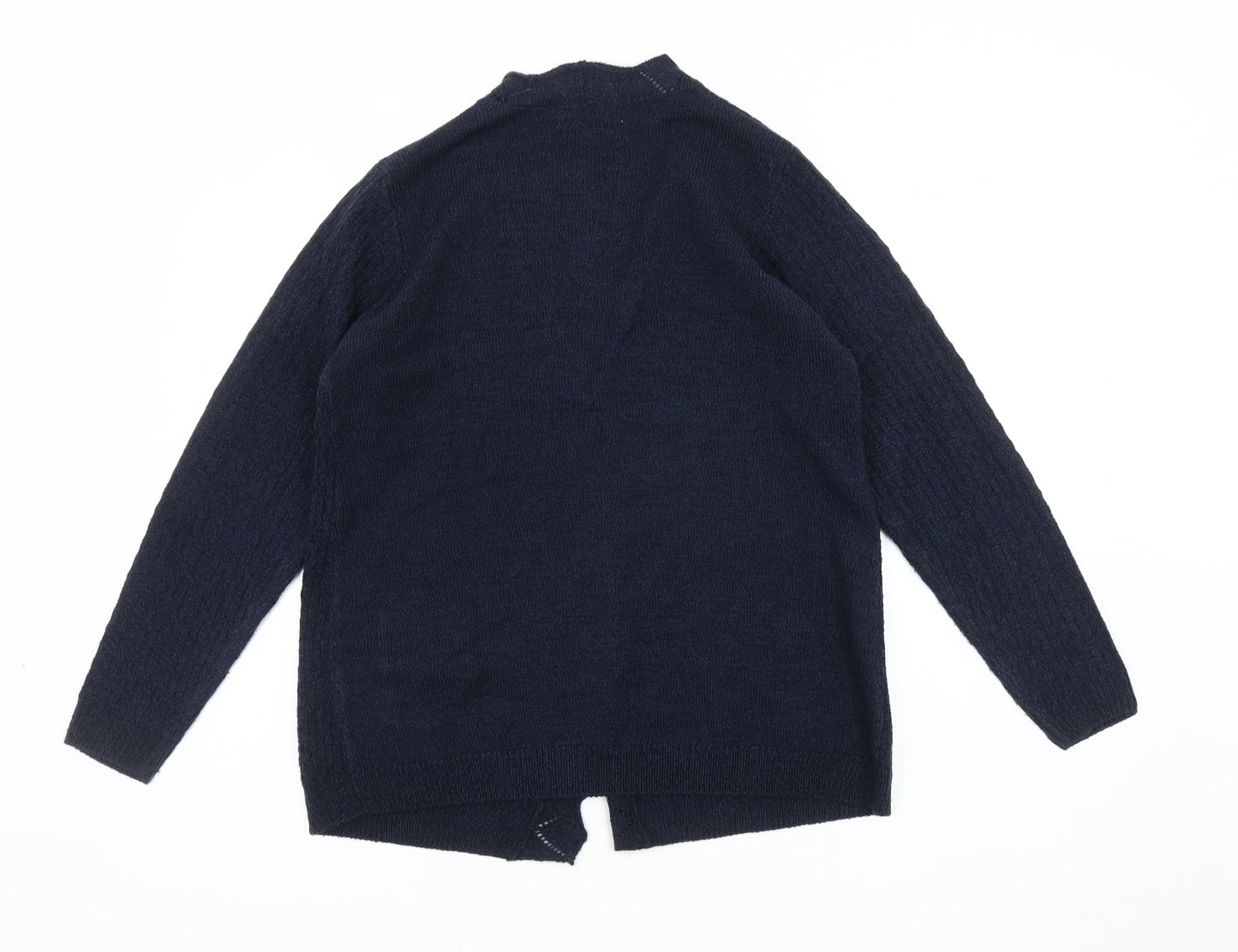 Honor Millburn Women's Black Open Front Cardigan, Size S, Knit