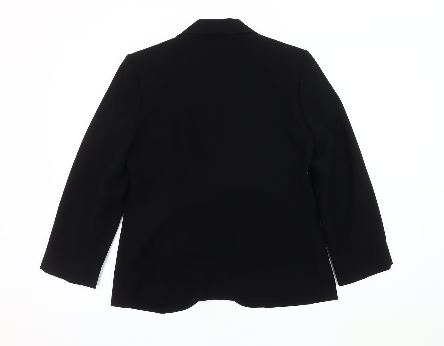 Eastex Women's Black Blazer Size 10 Elegant Three-Button