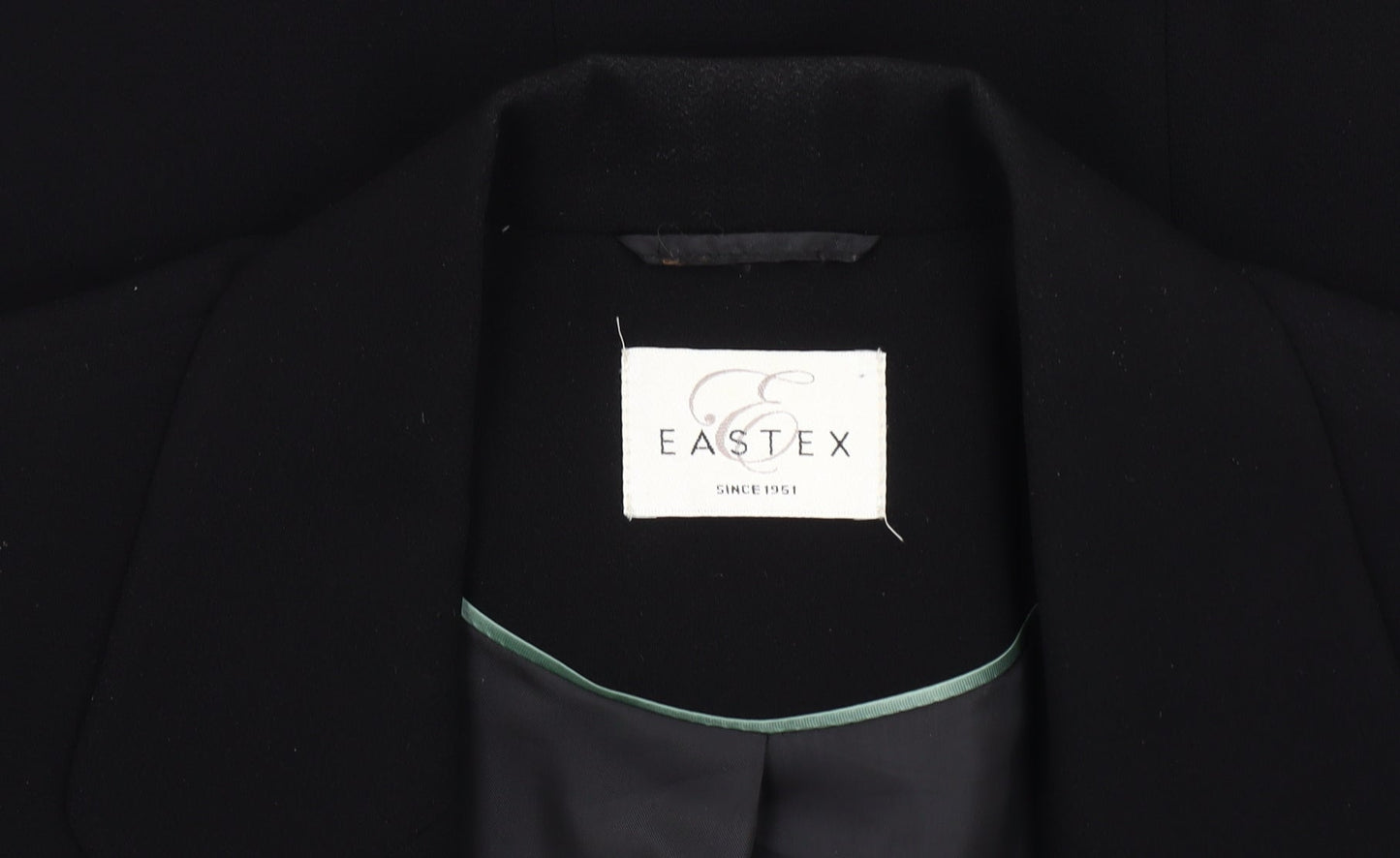 Eastex Women's Black Blazer Size 10 Elegant Three-Button